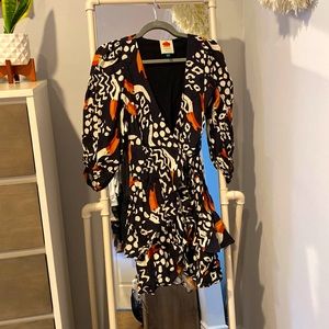 Farm Rio Toucan Mini Dress